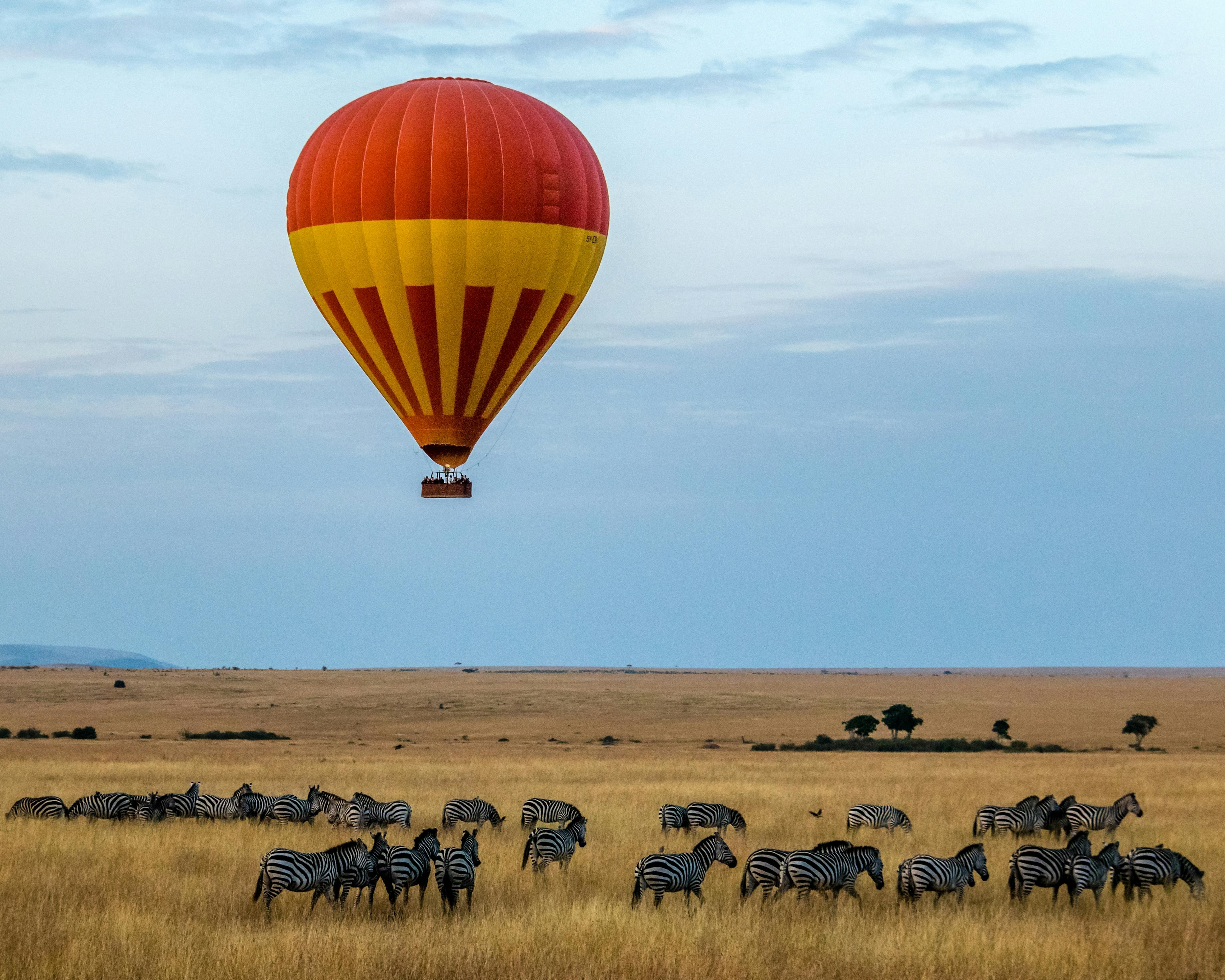 Hot Air ballon in Kenya